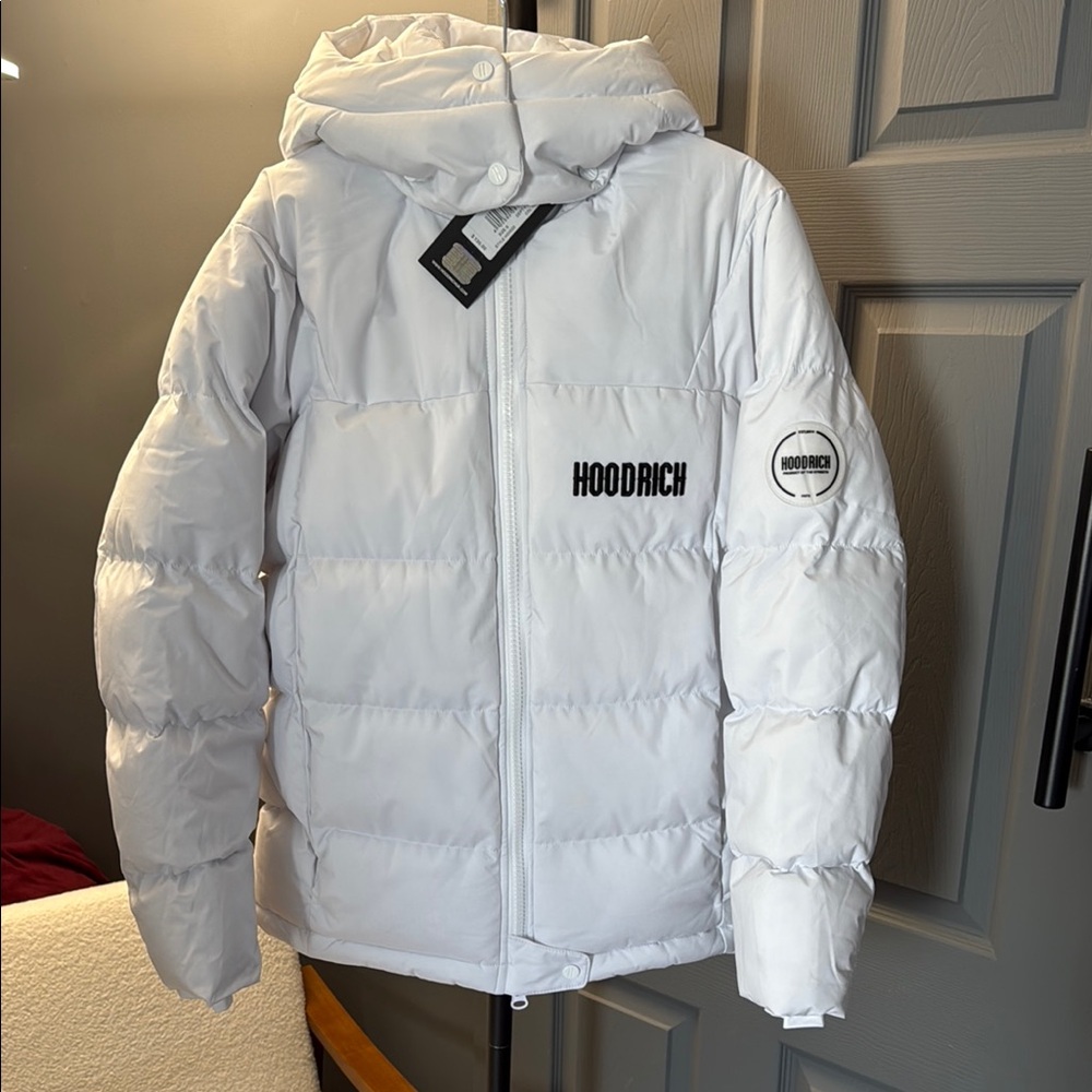 Hoodrich UK White Puffer Jacket New